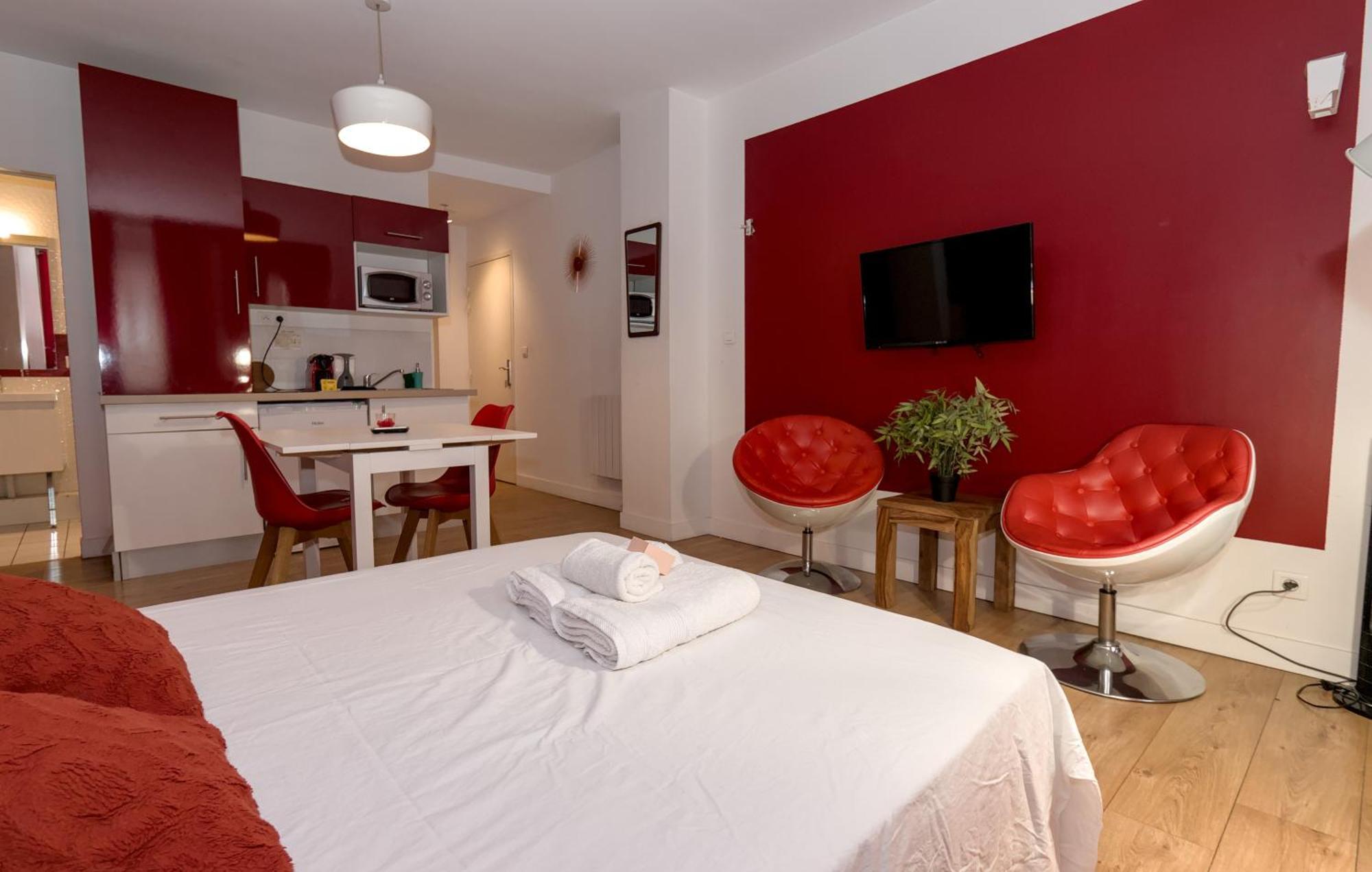 Studio rouge Ramblas Centre Toulouse Exterior foto